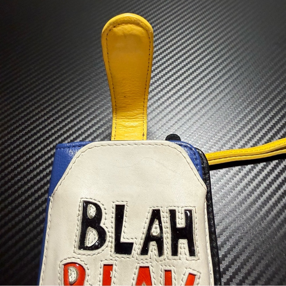 💛 Brighton Blah Blah Blah Chic Fashion Art Phone Case Wallet 💙 - Picture 3 of 11